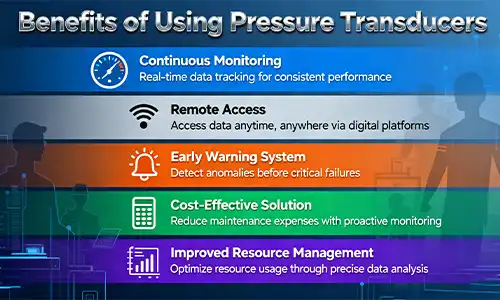 Benefits of using pressure transducers
