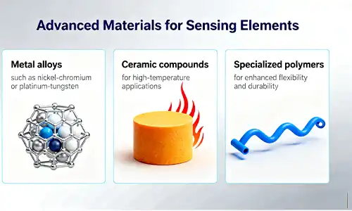 Advanced materials for sensing element