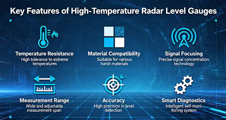 key features of radar level gauge