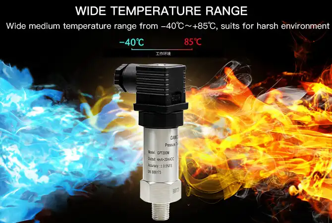 GPT200 Pressure Transmitter Temperature Range GPT200 Pressure Transmitter Temperature Range