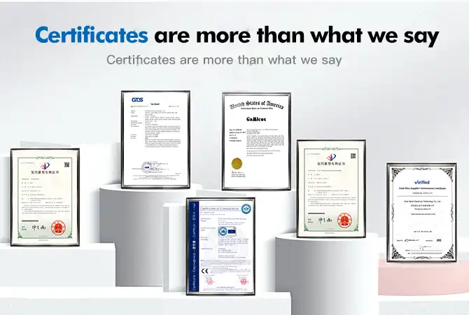Certification We can Provide Certification We can Provide