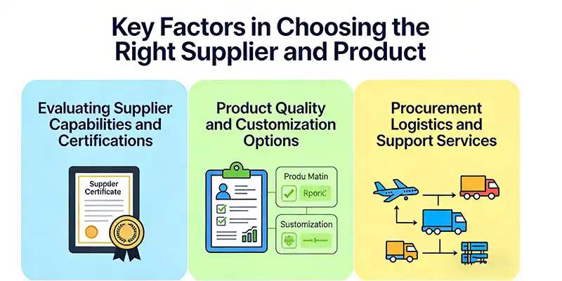 Key factors in choosing the right supploer