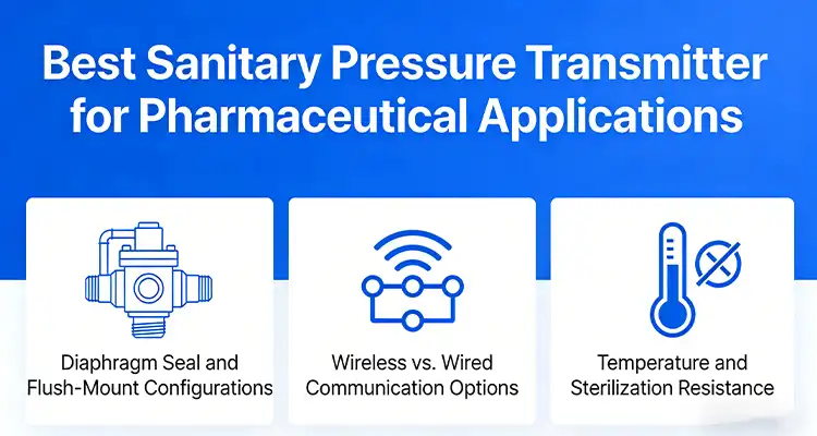 Key Features and Types of Sanitary Pressure Transmitters for Pharma Use