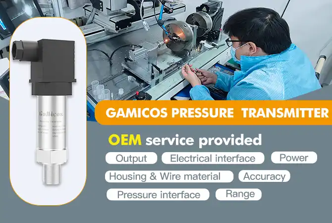 Current output pressure transmitter
