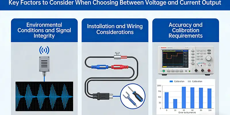 Key Factors to Consider When Choosing Between Voltage and Current Output
