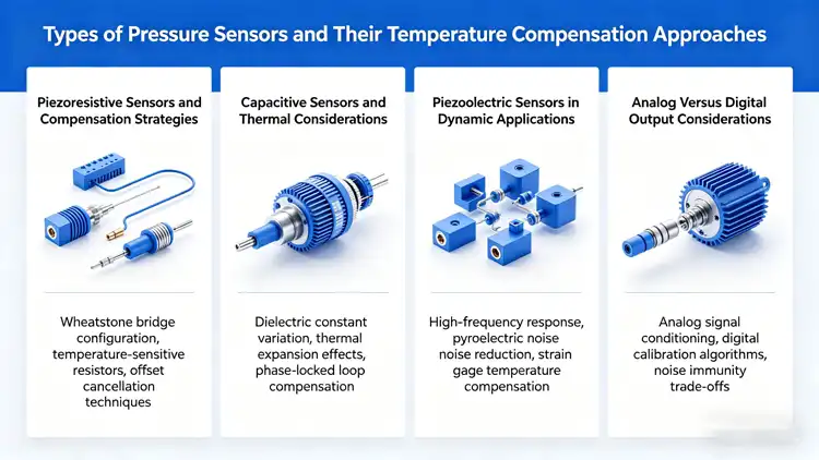 Types of Pressure Sensors and Their Temperature Compensation Approaches Types of Pressure Sensors and Their Temperature Compensation Approaches