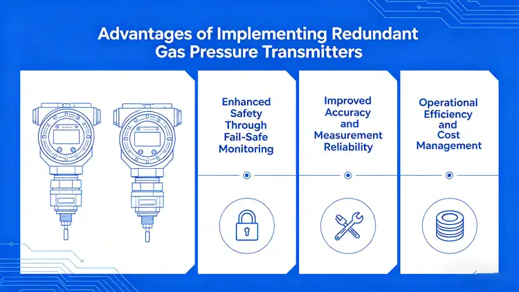 Advantages of implementing redundant gas pressure transmitter Advantages of implementing redundant gas pressure transmitter