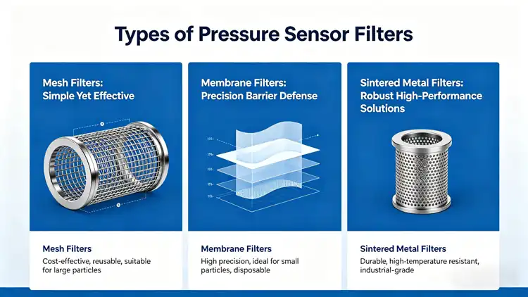 Types of Pressure Sensor Filters