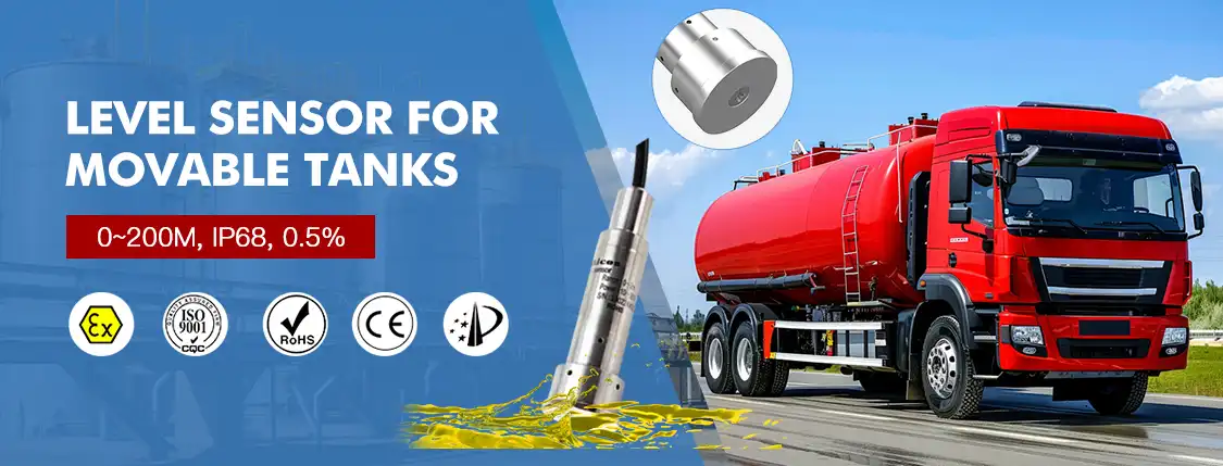 Moving tanks and Subersible Diesel Level Sensor