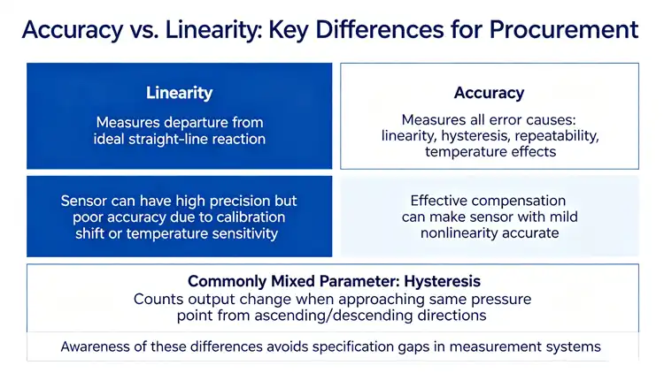 Common Misunderstandings Between Linearity and Accuracy Common Misunderstandings Between Linearity and Accuracy