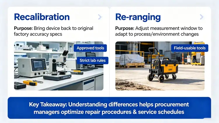 Understanding the Difference Between Re-ranging and Recalibration Understanding the Difference Between Re-ranging and Recalibration