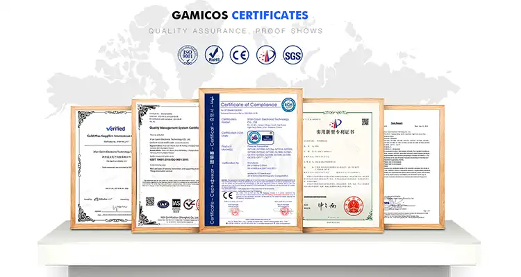 GAMICOS Certifications GAMICOS Certifications
