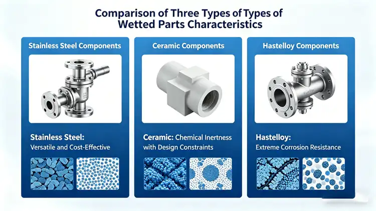 Stainless Steel, Ceramic, and Hastelloy Stainless Steel, Ceramic, and Hastelloy