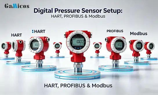 Digital Pressure Sensor Setup: HART, PROFIBUS & Modbus