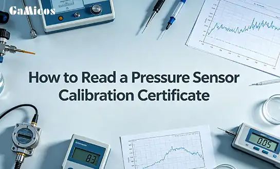 How to Read a Pressure Sensor Calibration Certificate