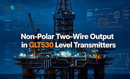 Non-Polar Two-Wire Output in GLT530 Level Transmitters