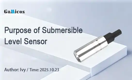 What's the main purpose of a submersible level sensor?