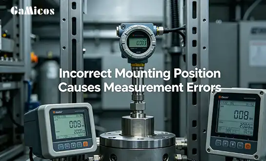 Incorrect Mounting Position Causes Measurement Errors