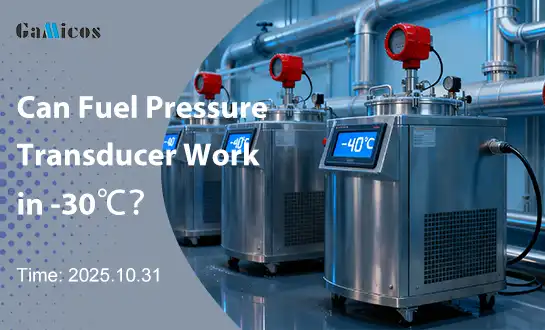 Can fuel pressure transducer work in -30°C?