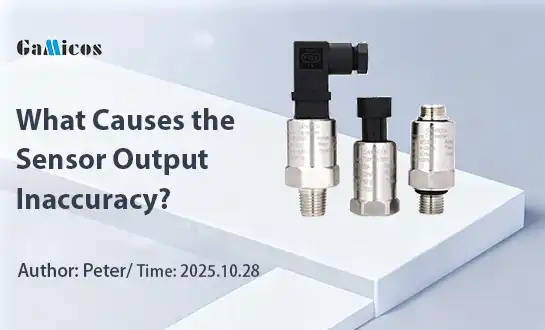 What causes the sensor output signal to be inaccurate?